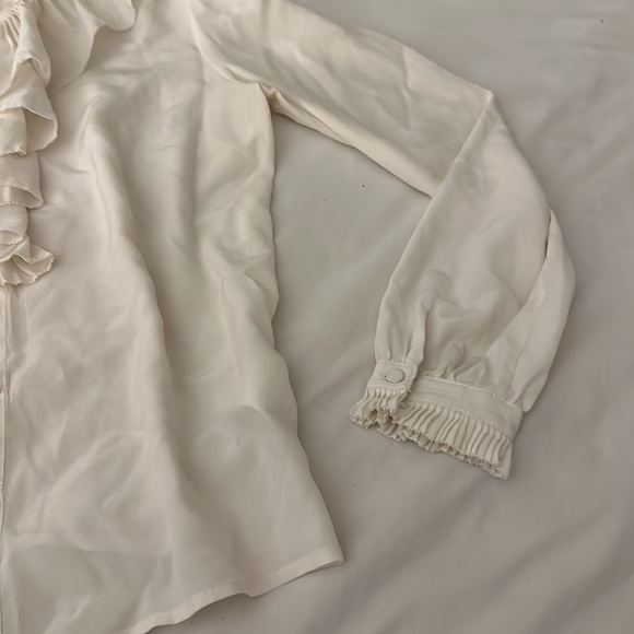 Zadig & Voltaire silk blouse Tamacco shirt Original retail price $450 size XS - Picture 6 of 8